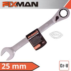 FIXMAN Reversible Combination Ratcheting Wrench 25mm